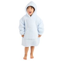 18C1030: Kids Borg Oversized Hoodie- Bubble Gum (One Size - 3-6 Years)
